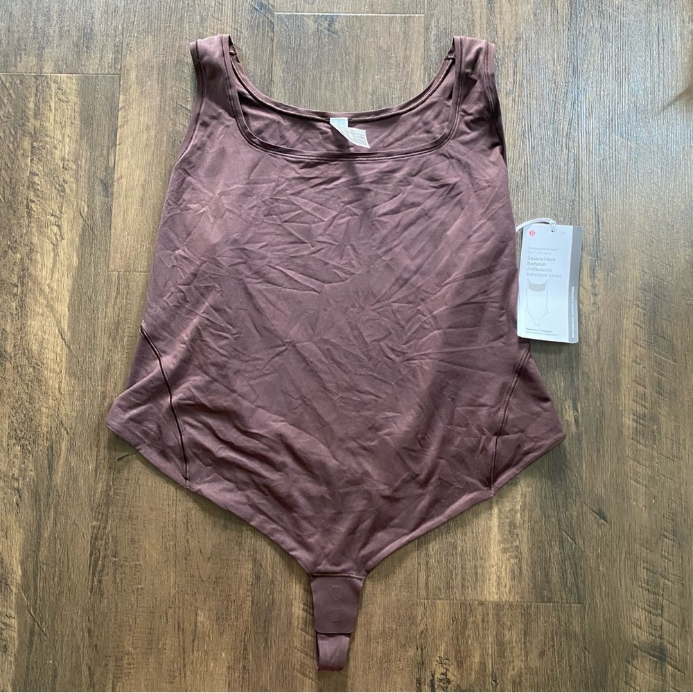 Lululemon Wundermost Square Neck Nulu Sleeveless Thong Bodysuit Size 1X NWT